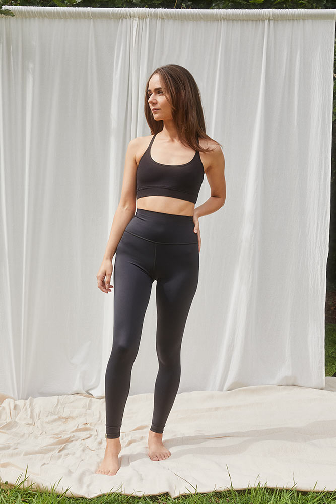  Women Yoga Pants Workout Running Leggings Outside Pockets  Turquoise XL